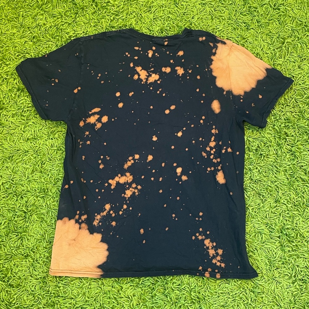 vintage pink floyd tie dye acid wash splatter band tee - Picture 4 of 4